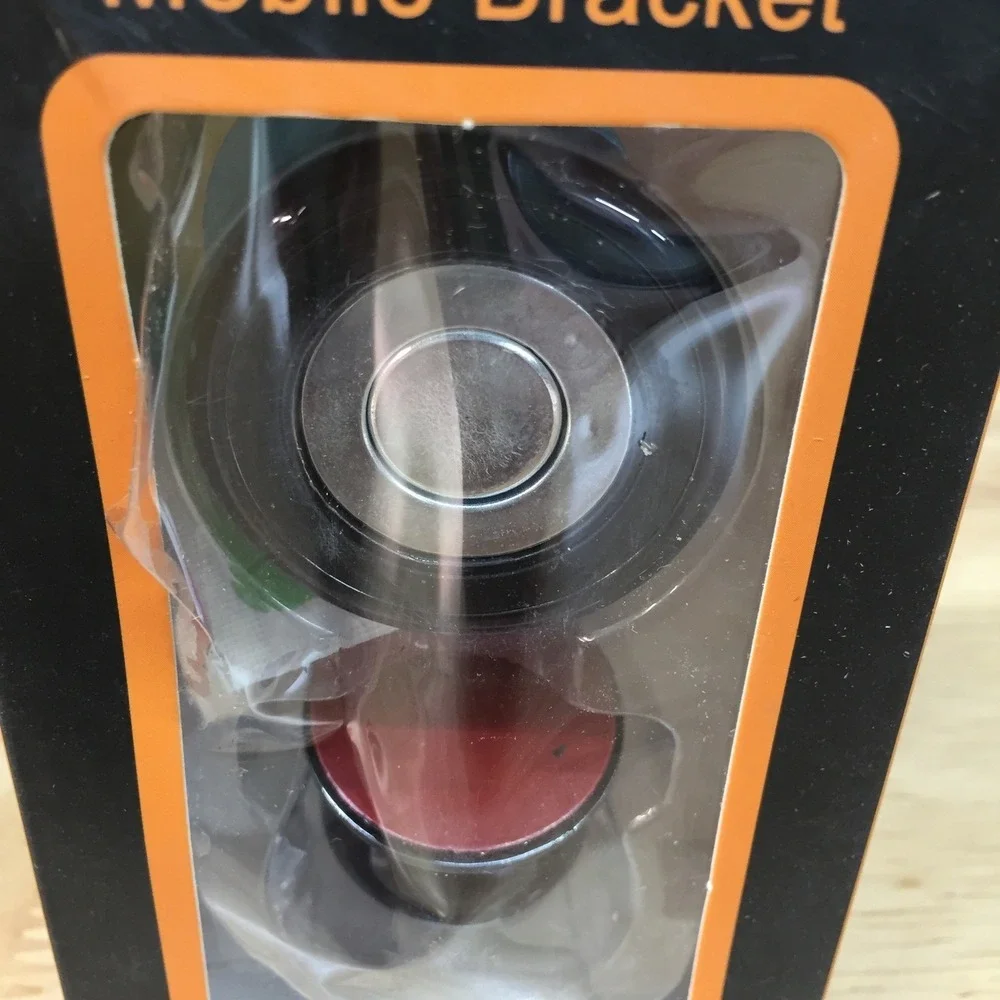 Universal Magnetic Mobile Bracket 360 Rotation Car Dash Mount Phone Holder Black